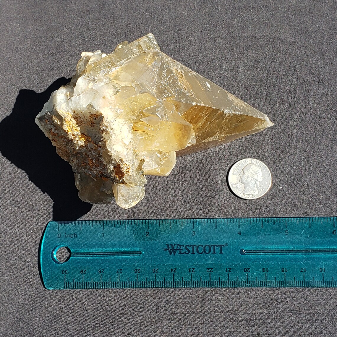 Dogtooth Calcite Cluster - Morocco - 669 grams - Image 10