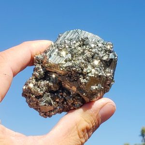 Iron Pyrite Cluster - Peru - 261.4 grams