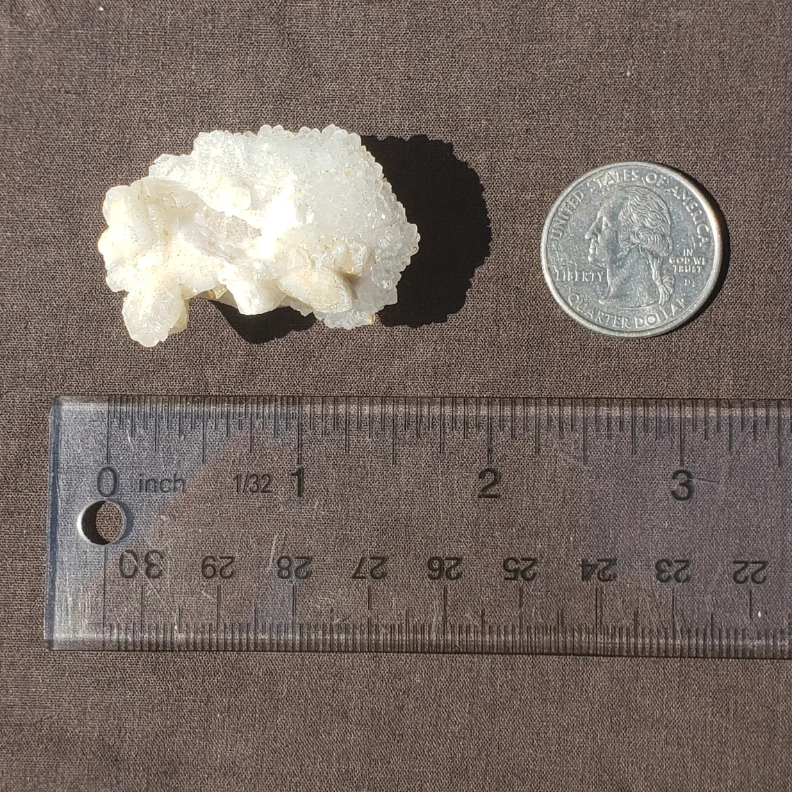 Pink Danburite Clear Quartz Crystal Pseudomorph, Mexico - 19.7 grams - Image 10