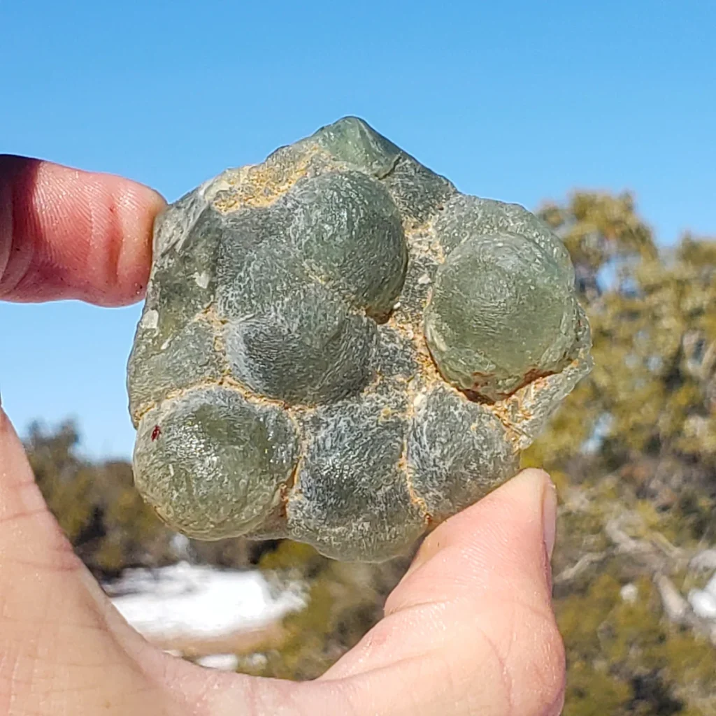 Prehnite Cluster with Epidote - Mali - 109.2 grams