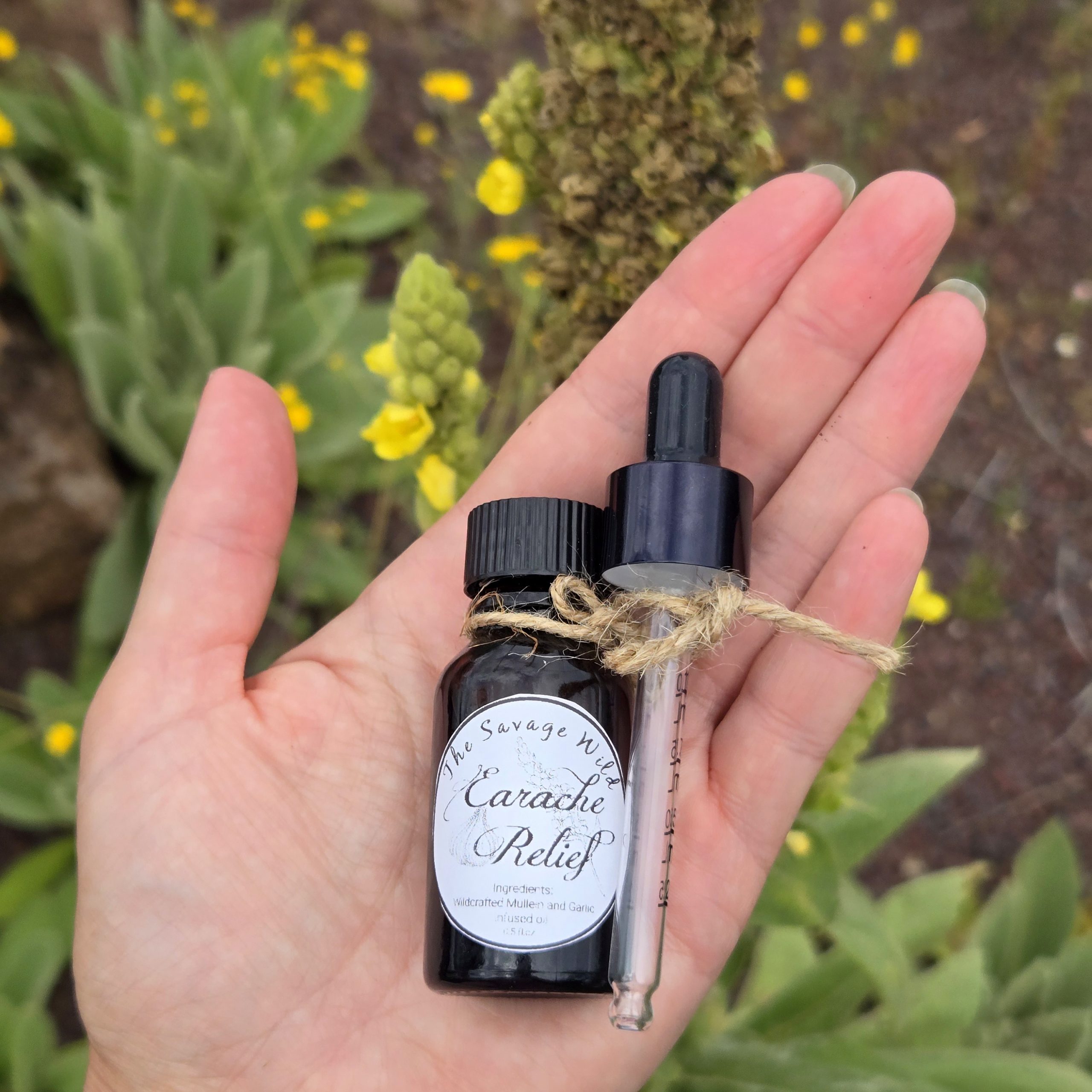 Mullein-Garlic Earache Relief - 0.5 oz - Image 2